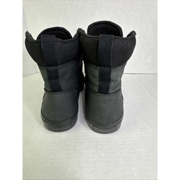 Timberland Black Leather Women's Ankle Boots‎ Size 6 Laced - Picture 3 of 7